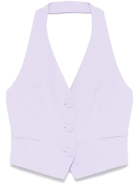 Patrizia Pepe halterneck waistcoat