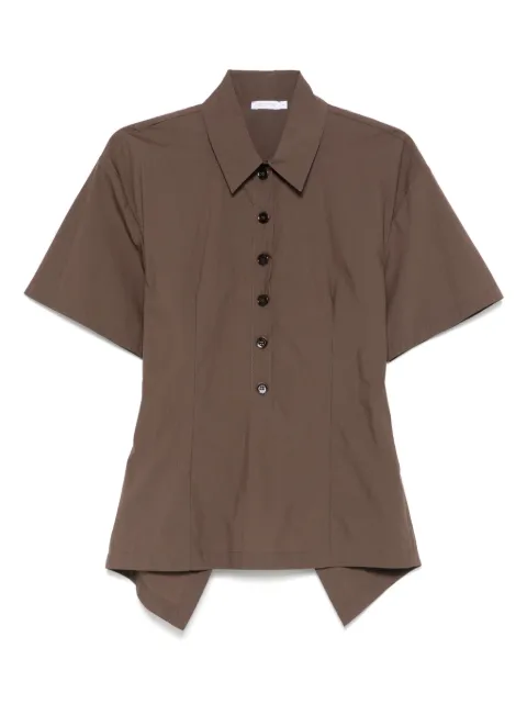 Patrizia Pepe open-back polo top 