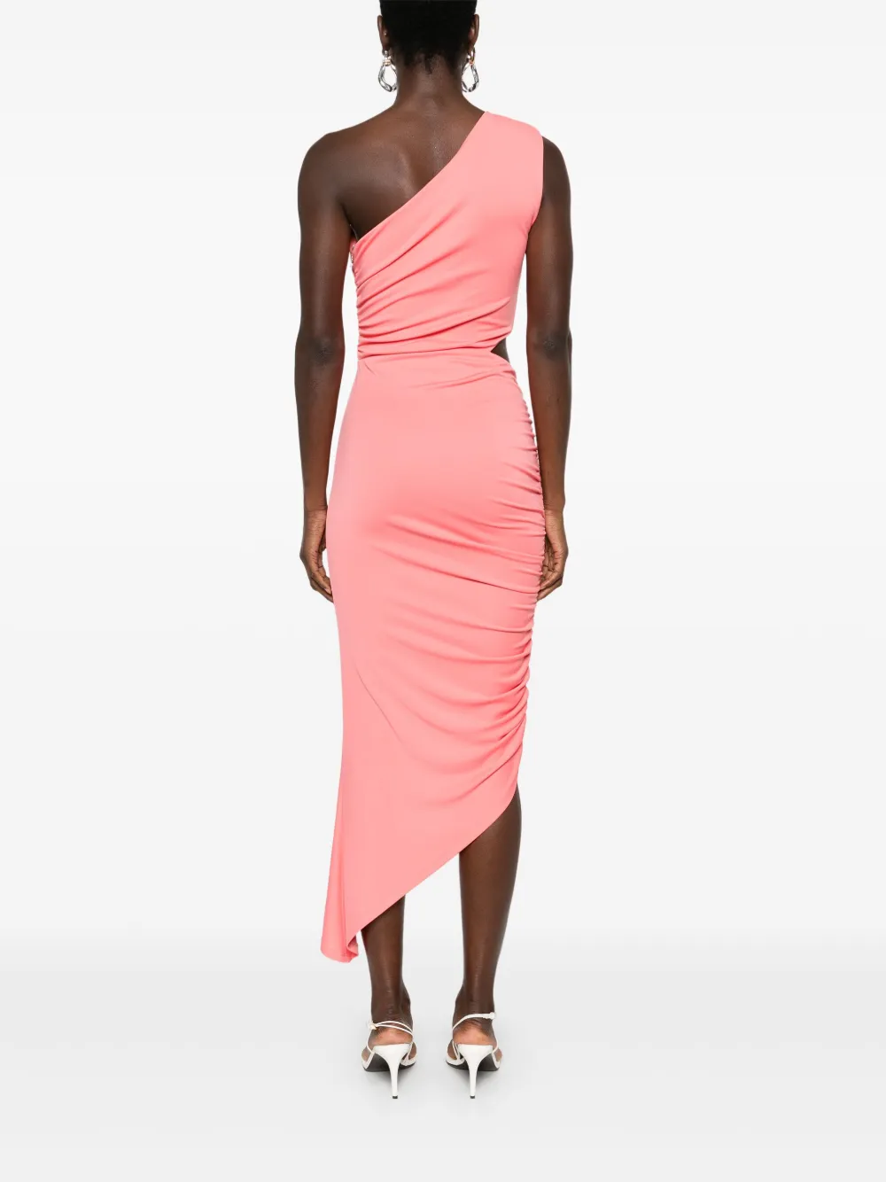 PATRIZIA PEPE ONE-SHOULDER ASYMMETRIC DRESS