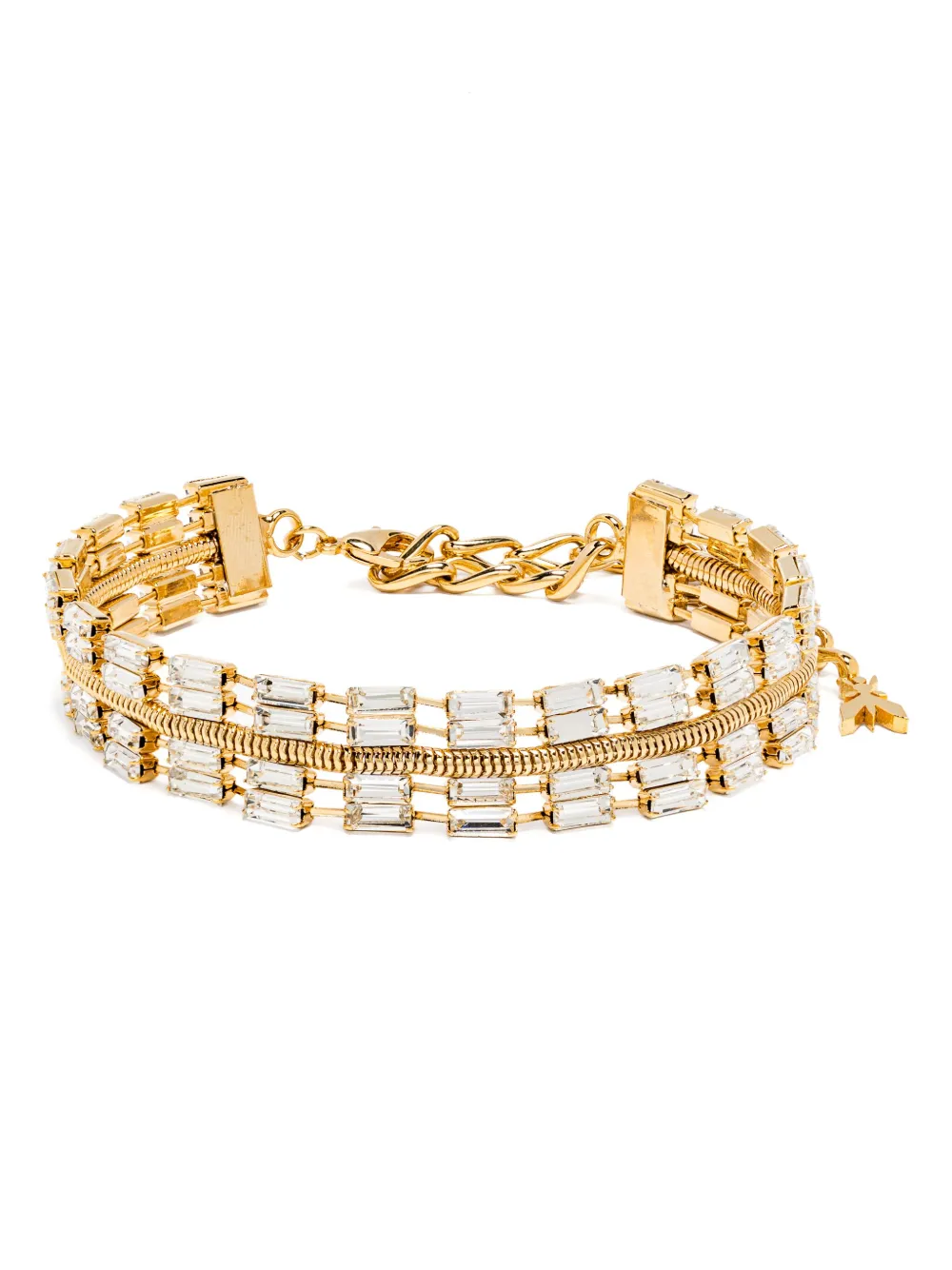 Patrizia Pepe crystal-embellished necklace | Gold | Image 1