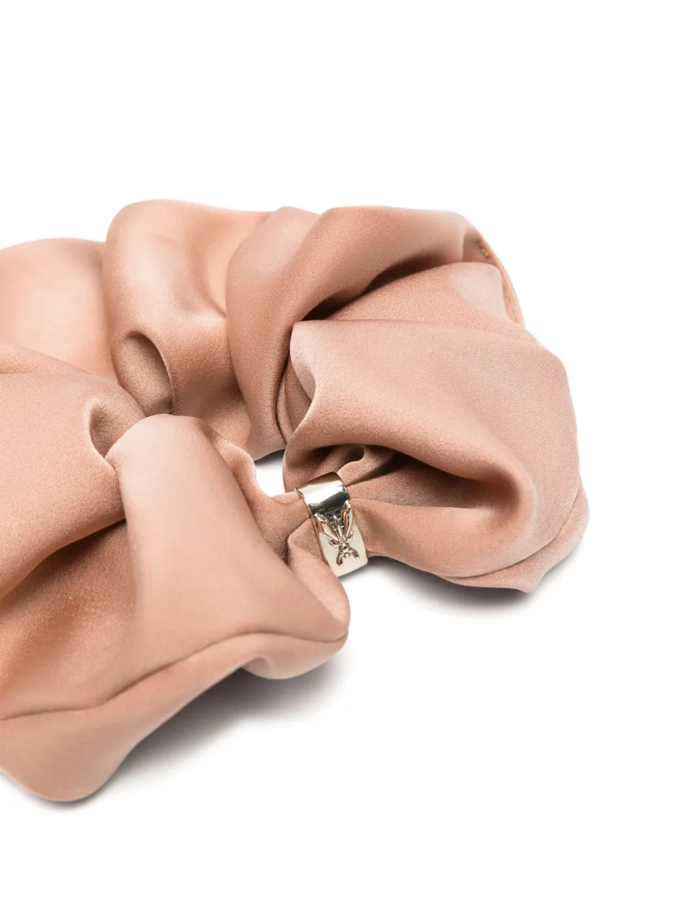 Patrizia Pepe Fly-motif Scrunchie In 褐色