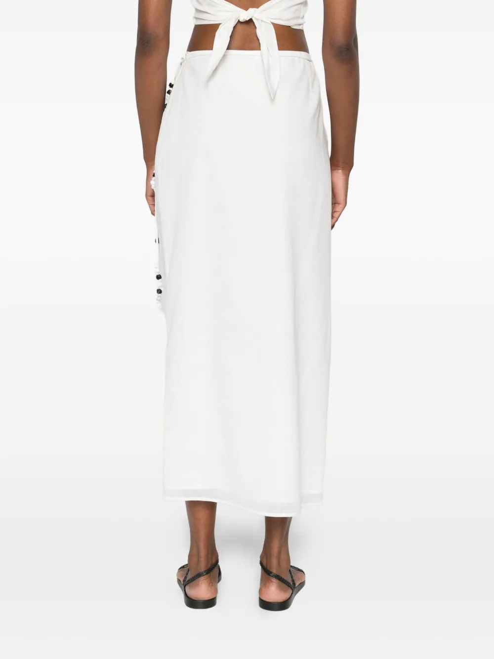 SIR. Azura midi-rok Wit