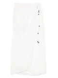 SIR. Azura midi skirt - White