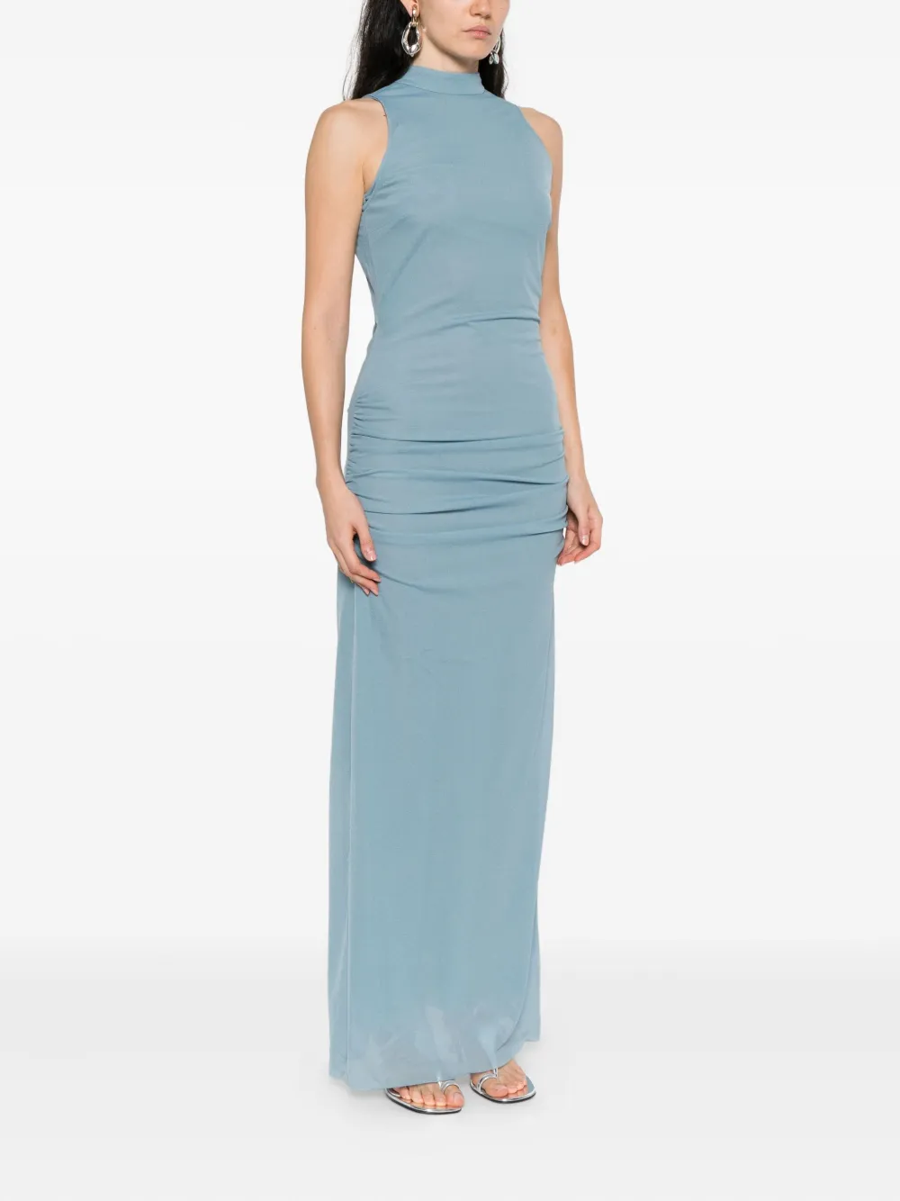 SIR. Ruby maxi-jurk Blauw