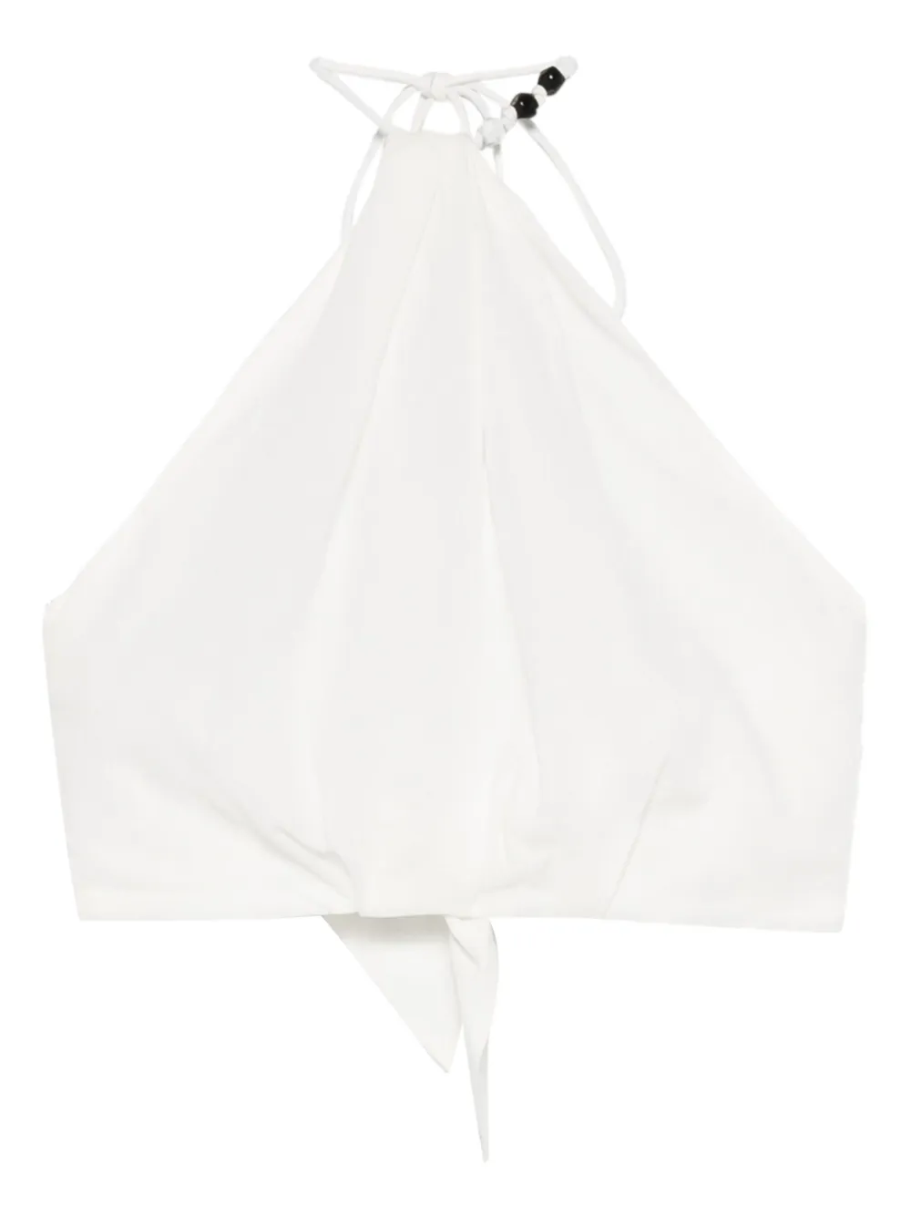SIR. Azura halter-neck tie top | blanco | Image 1