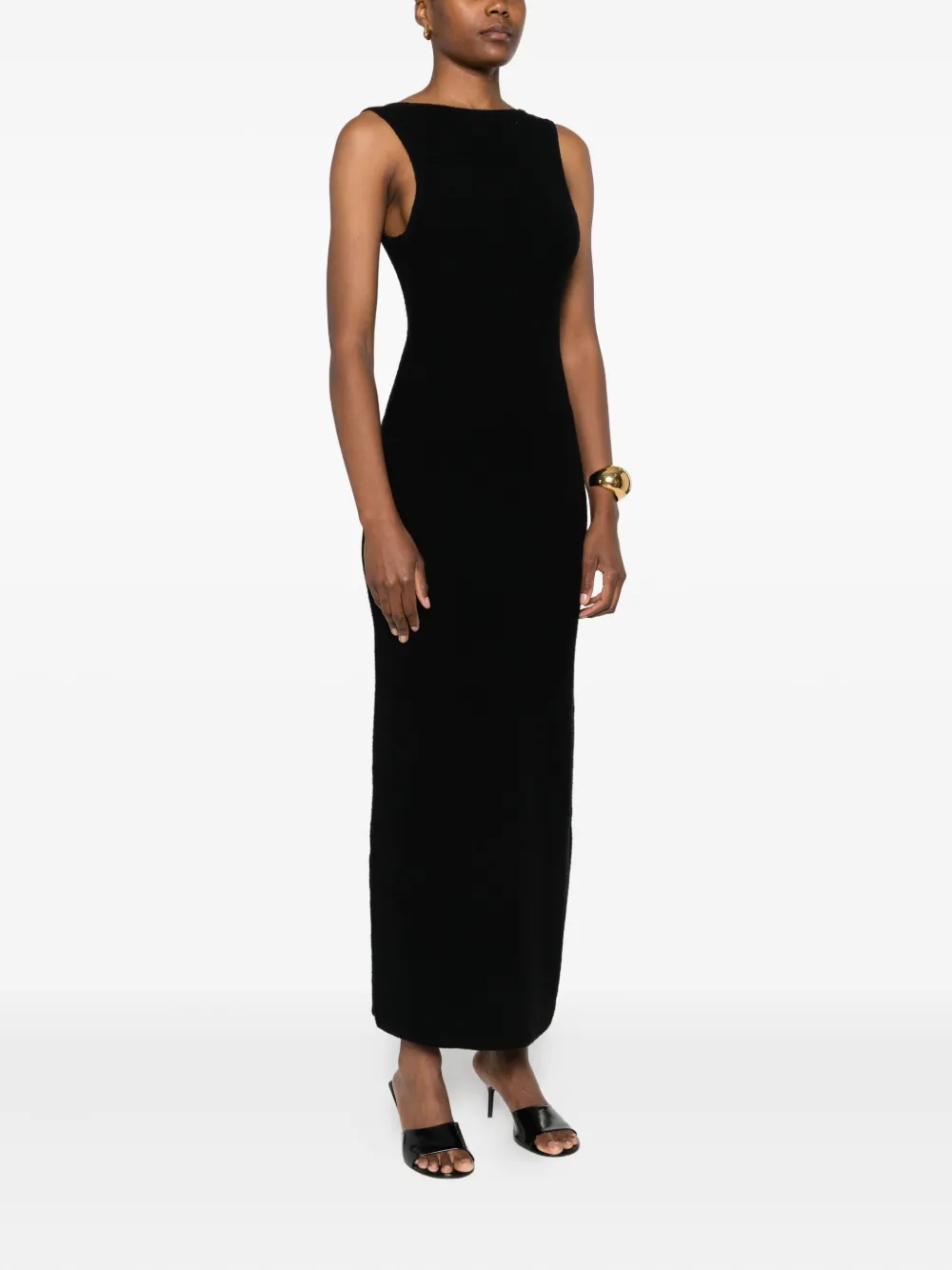 SIR. Chiara maxi-jurk Zwart