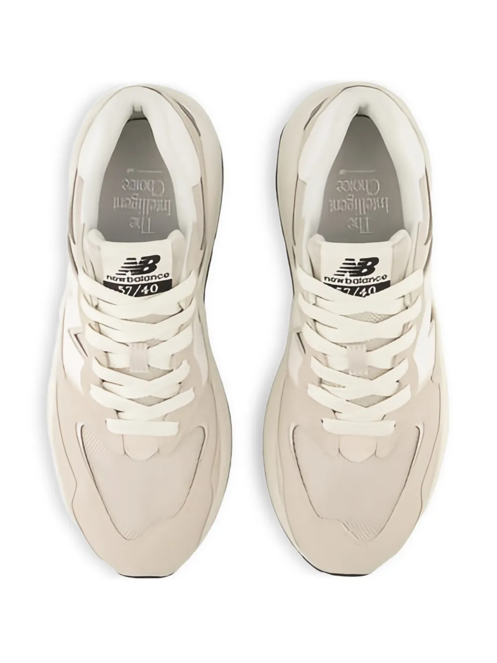 New Balance 57 40 "Beige White" sneakers Neutrals