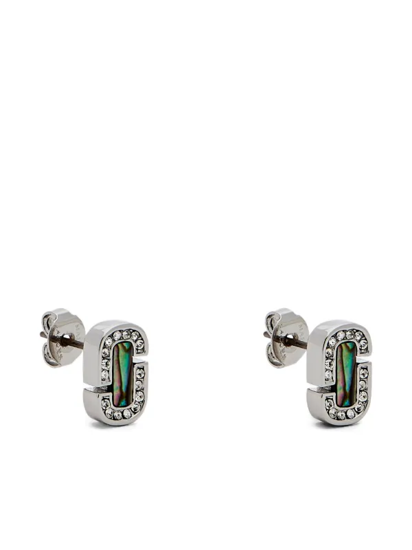 イヤリング Abalone Earrings - Marc Jacobs - l - Silver Marc Jacobs The Abalone J Marc Luxe Earrings | Silver
