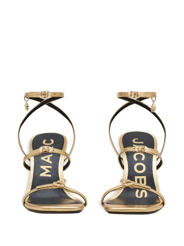 Marc Jacobs デイジー 100mm サンダル | ゴールドトーン | FARFETCH JP