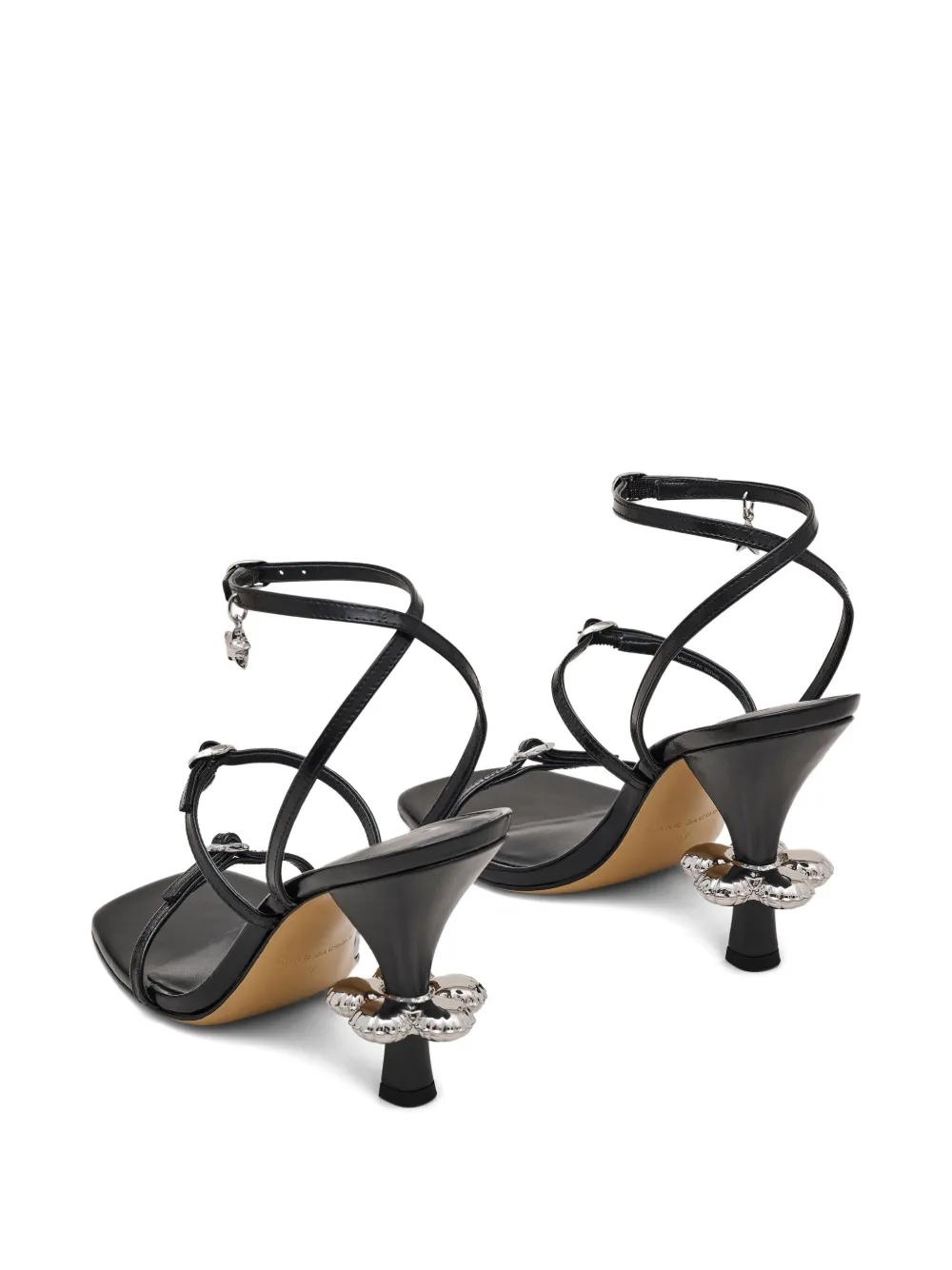 Marc Jacobs Daisy leather sandals Black