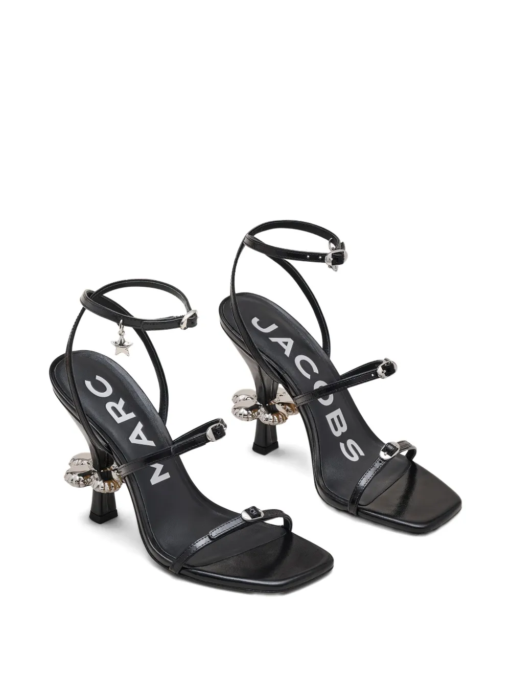 Marc Jacobs Daisy leather sandals Black