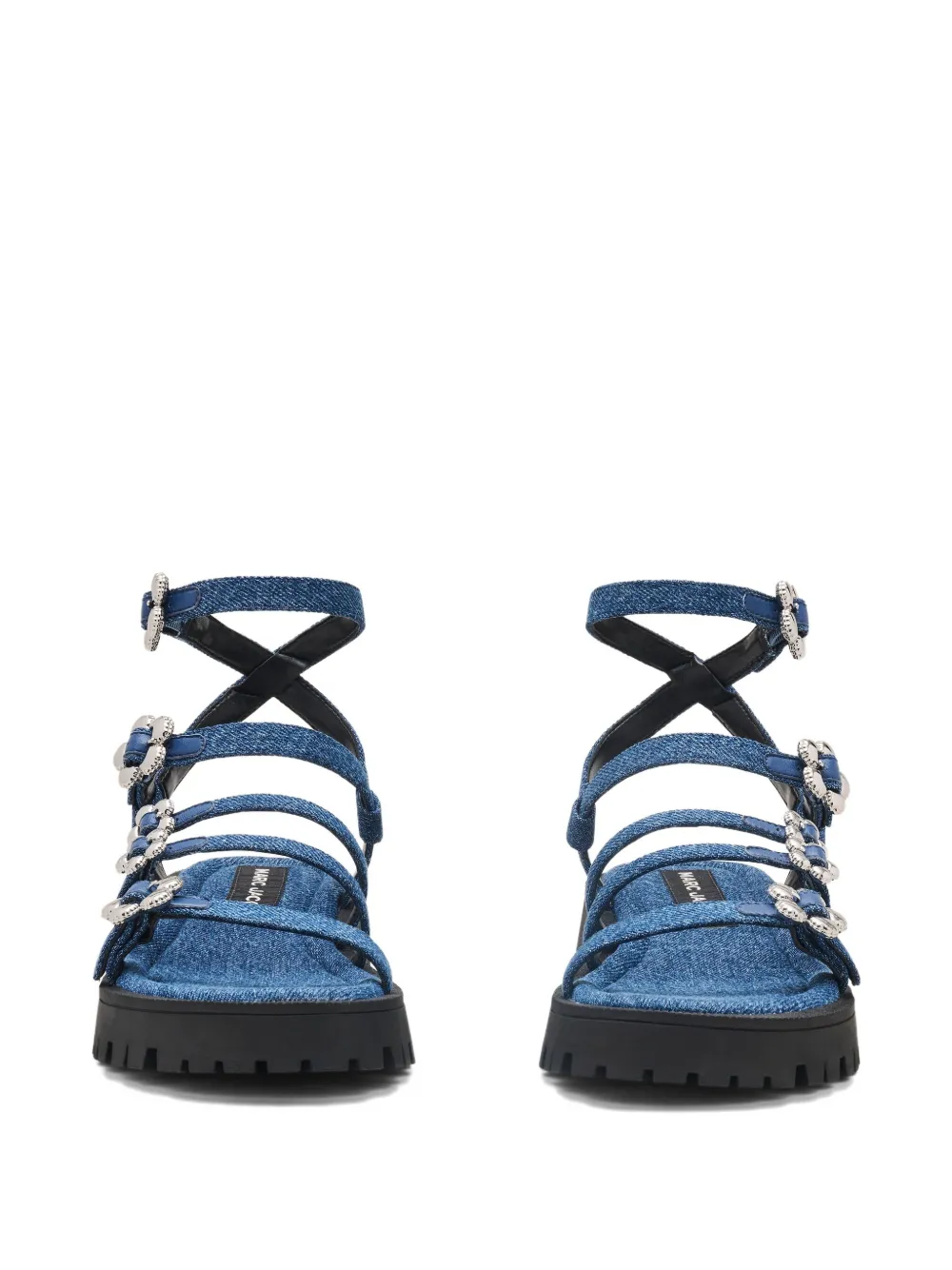 MARC JACOBS THE DAISY DENIM SANDALS