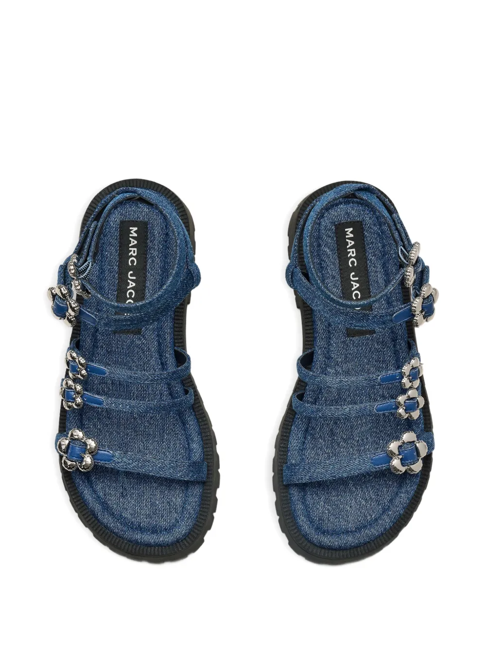 MARC JACOBS THE DAISY DENIM SANDALS