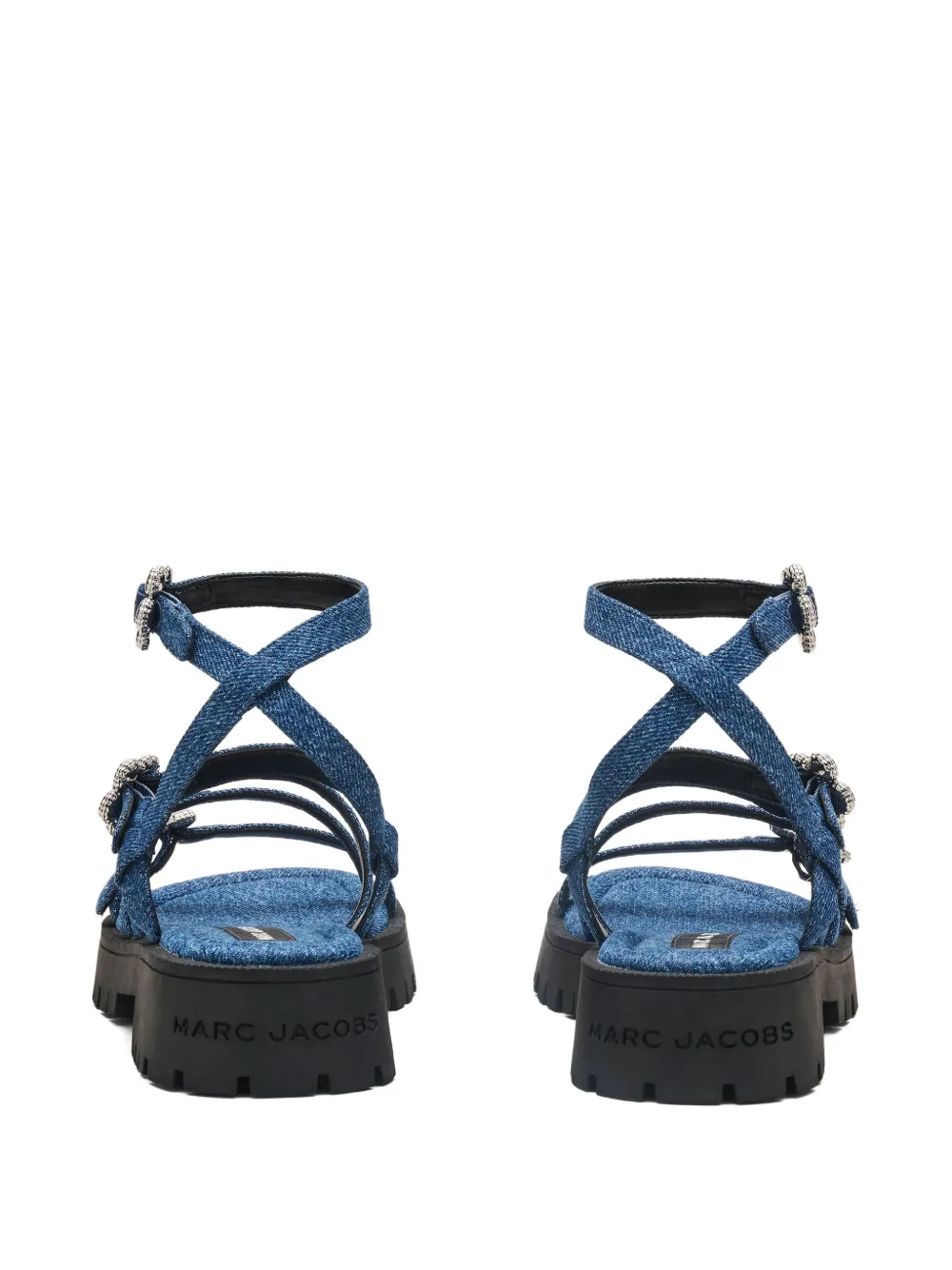 MARC JACOBS THE DAISY DENIM SANDALS