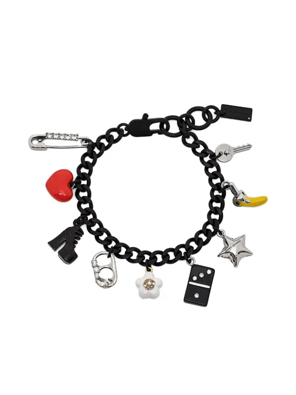 Marc Jacobs The Trincket Charm ブレスレット | ブラック | FARFETCH JP