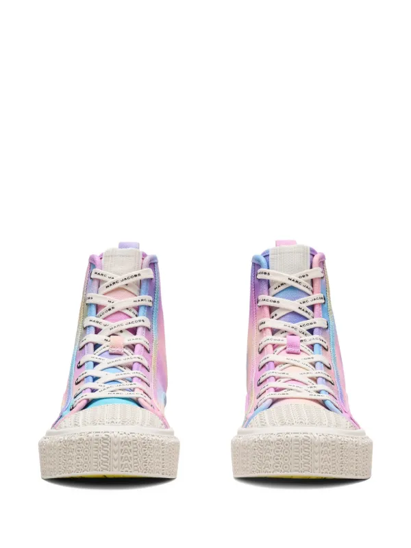 Marc Jacobs ザ エアブラシ キャンバス スニーカー | ピンク | FARFETCH JP