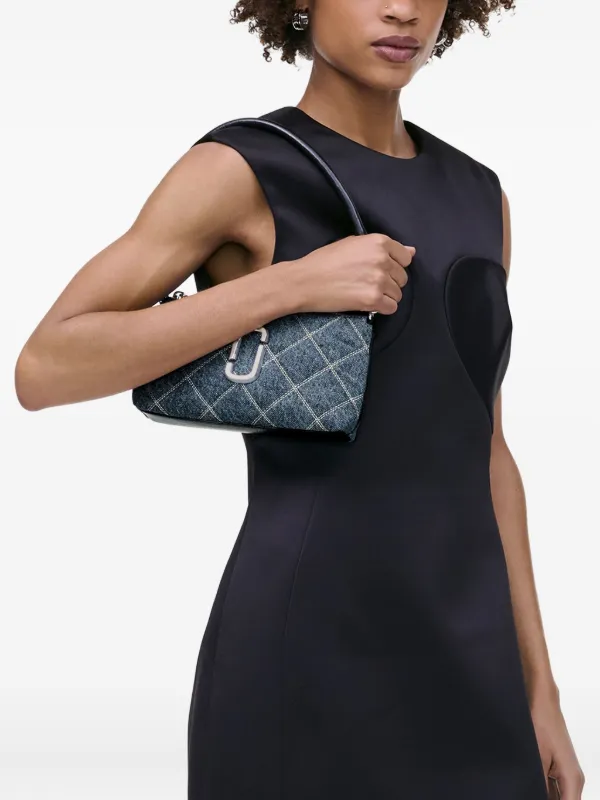 Marc Jacobs The Quilted Denim Utility Cross Body Bag | Blue | FARFETCH