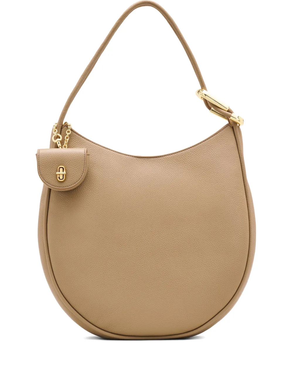 Shop Marc Jacobs The Leather Crescent Dual Shoulder Bag