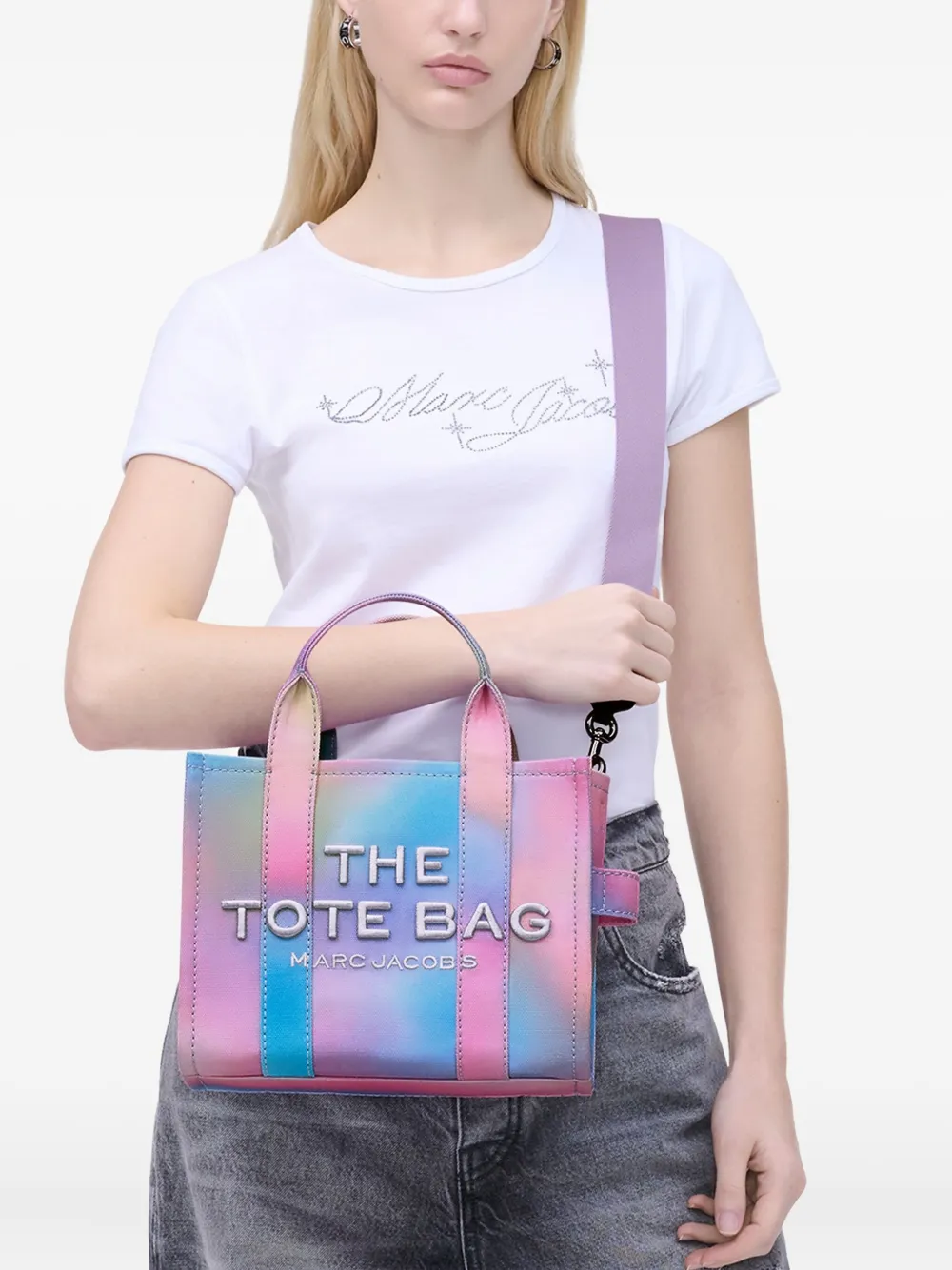 Marc Jacobs The Airbrush Small Tote Bag - Blauw