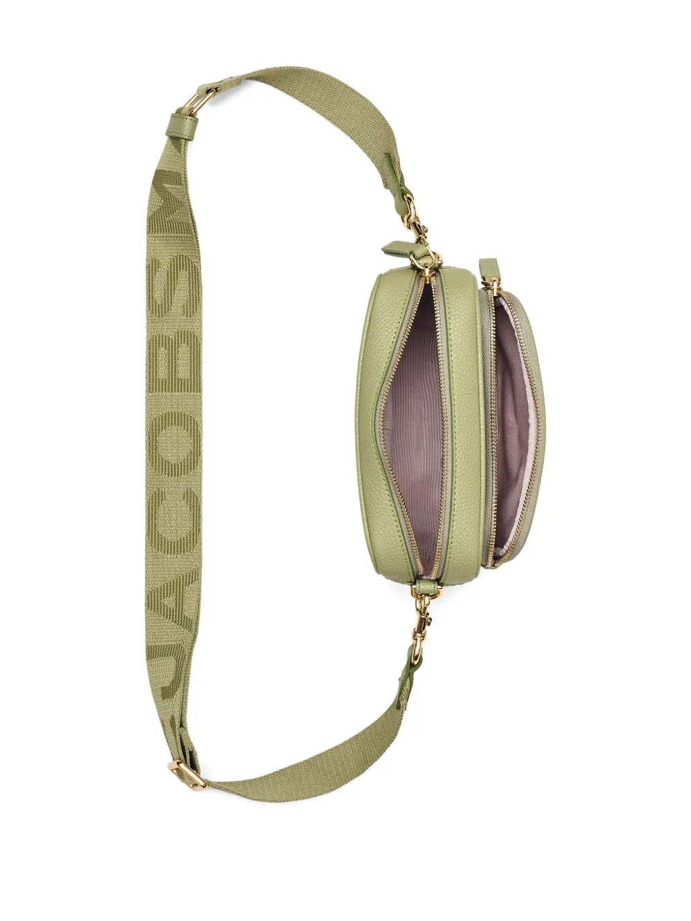 Marc Jacobs Leren crossbodytas Groen