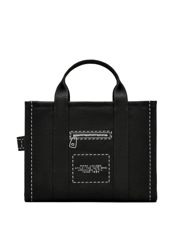 Marc Jacobs The Trompe L'Oeil Medium Tote Bag | Black | FARFETCH