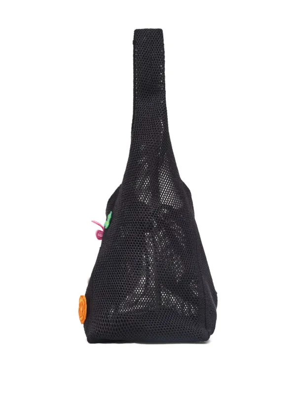 Marc Jacobs The Daisy Crochet Sack Bag | Black | FARFETCH
