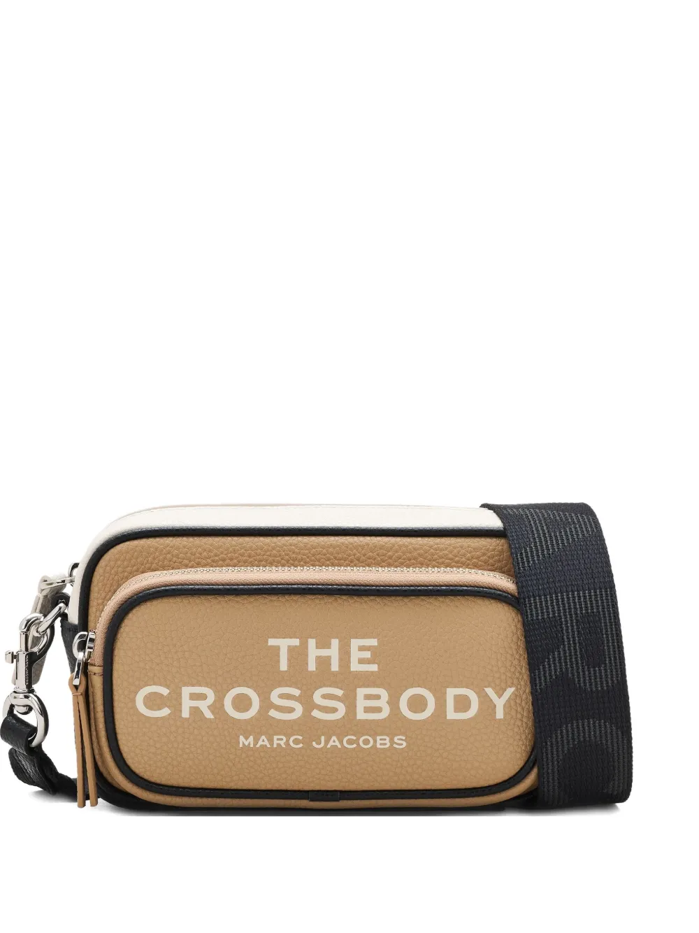 Marc Jacobs ザ カラーブロックレザー ショルダーバッグ - ニュートラル Marc Jacobs ザ カラーブロックレザー ショルダーバッグ - ニュートラル