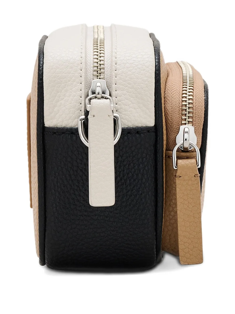 Marc Jacobs The Colorblock leren crossbodytas Beige