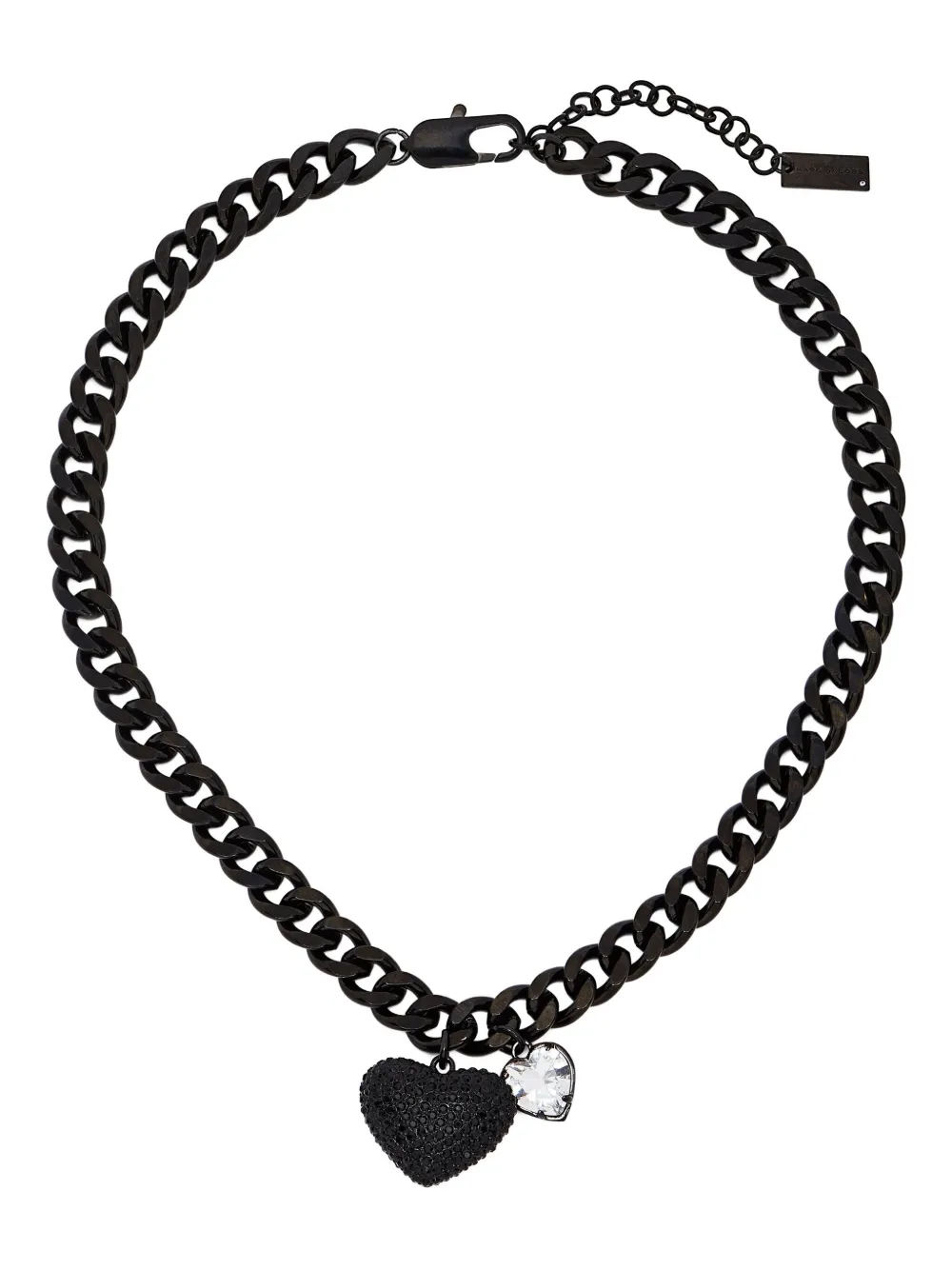 Marc Jacobs The Pave Ballon Heart necklace | Black | Image 1