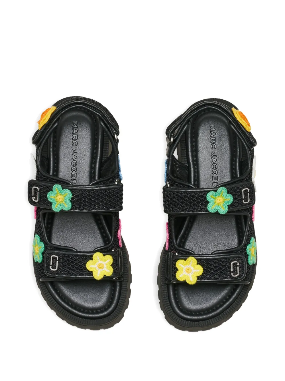 Marc Jacobs The Daisy Crochet sandals Black