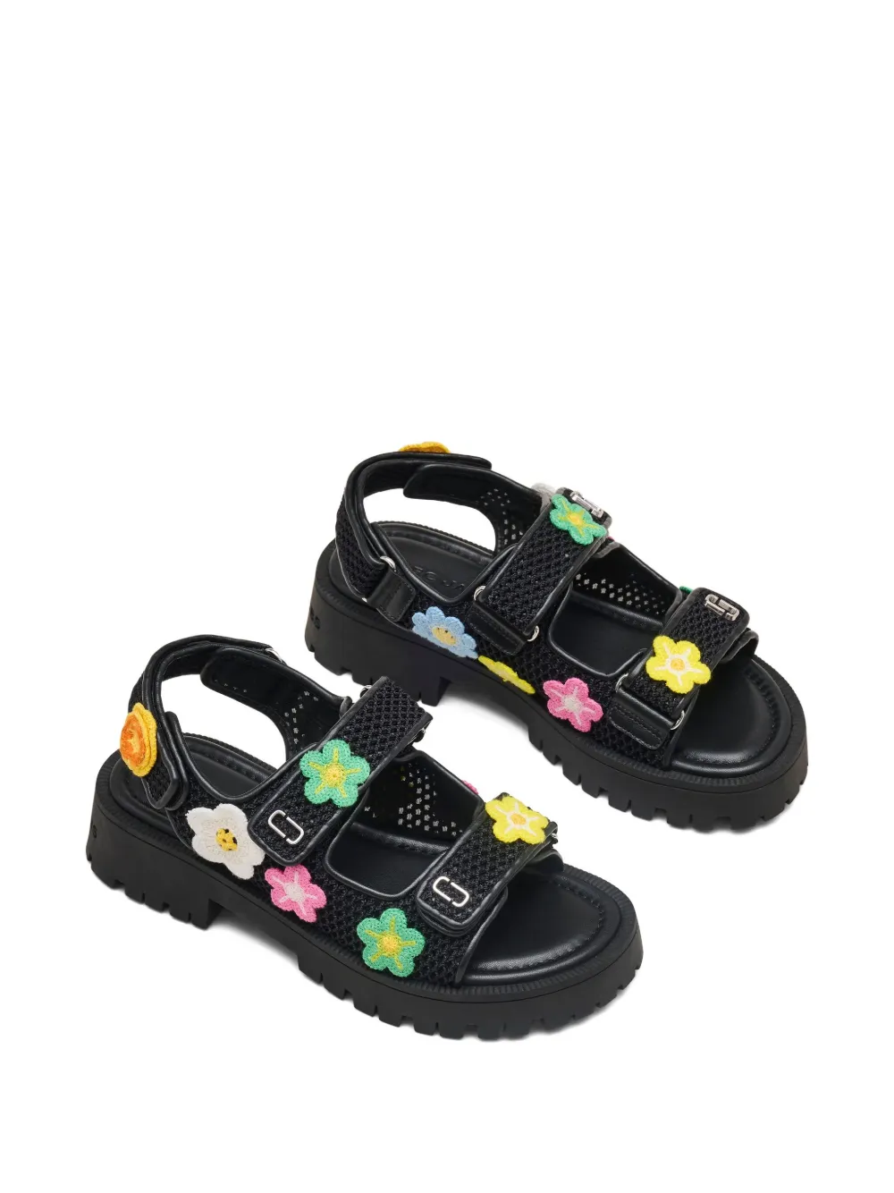 Marc Jacobs The Daisy Crochet sandals Black