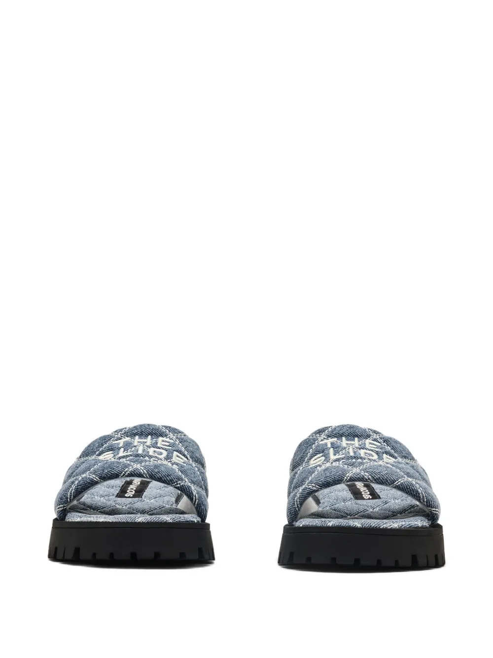 Marc Jacobs The Quilted denim slides Blue