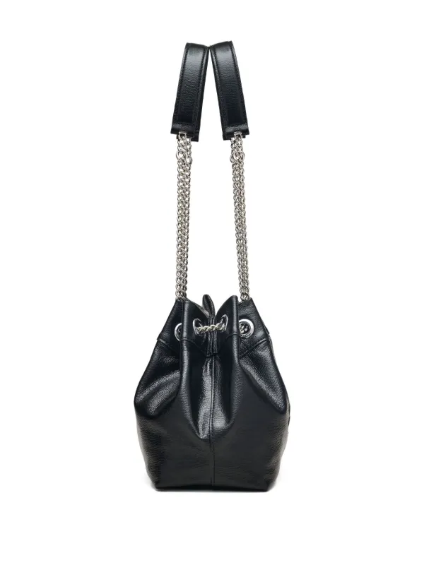 Marc Jacobs The Leather Chain Sack Bag | Black | FARFETCH