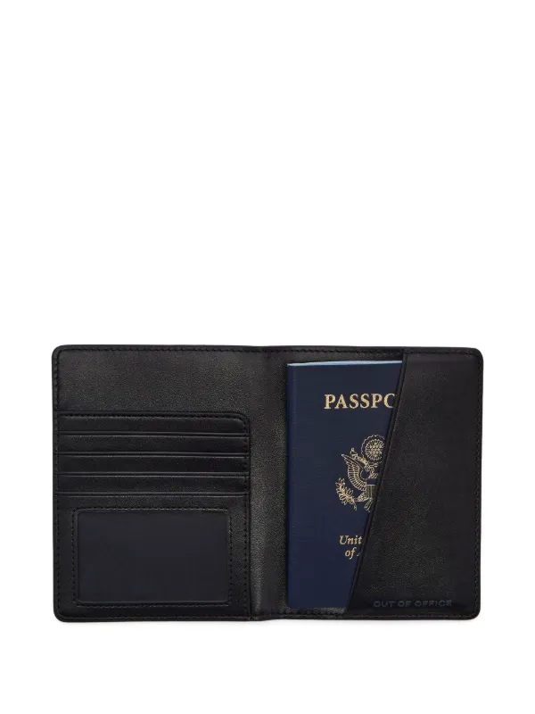 Marc Jacobs The Leather Passport Case | Black | FARFETCH