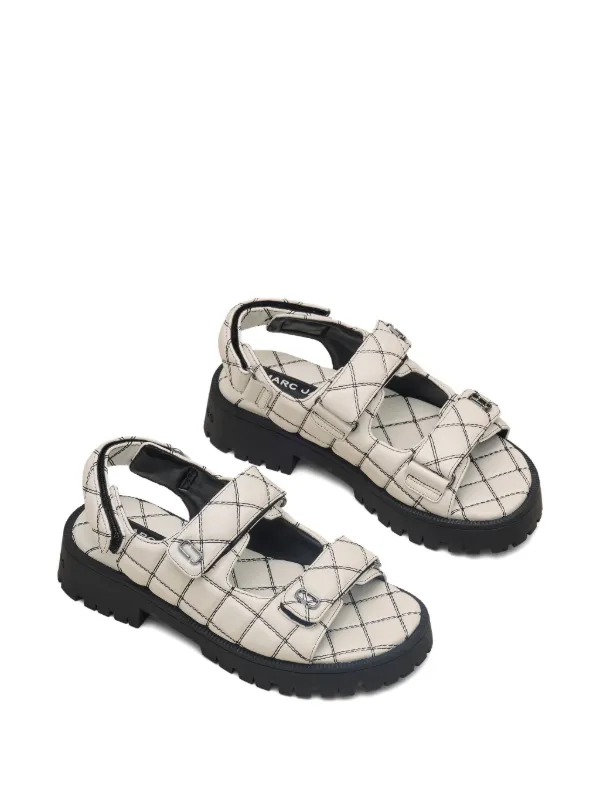 簡易・送料込み【Marc Jacobs】 キルティング サニーサンダル Marc Jacobs ザ キルテッド サニー サンダル | ホワイト