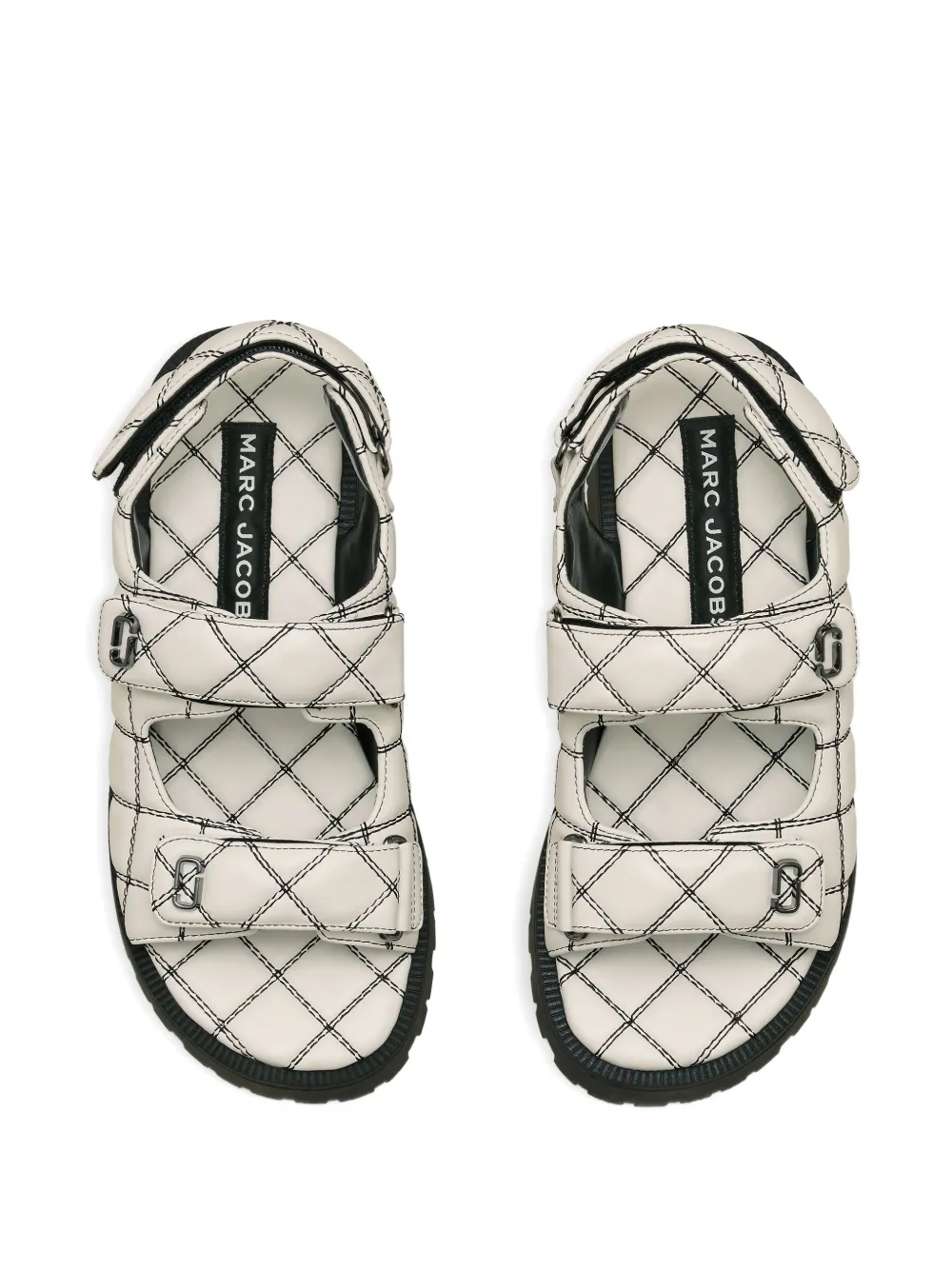 Marc Jacobs The Quilted Sunny sandals White