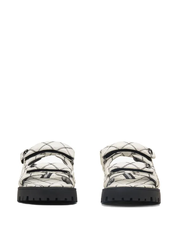 関税・送料込み【Marc Jacobs】 キルティング サニーサンダル Marc Jacobs ザ キルテッド サニー サンダル | ブラック