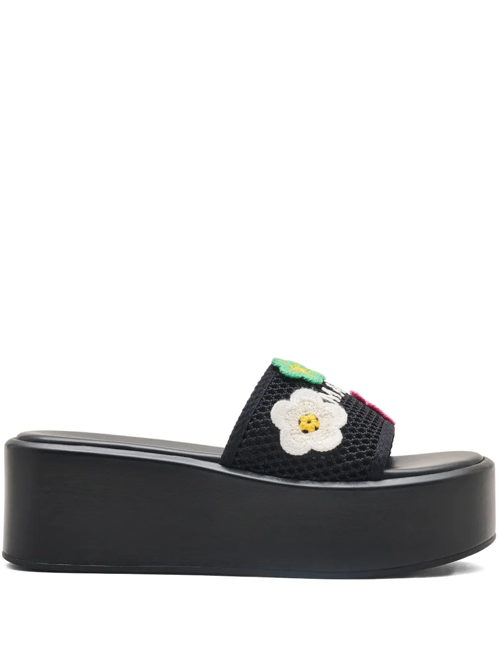 Marc Jacobs The Daisy Crochet Platform Slides