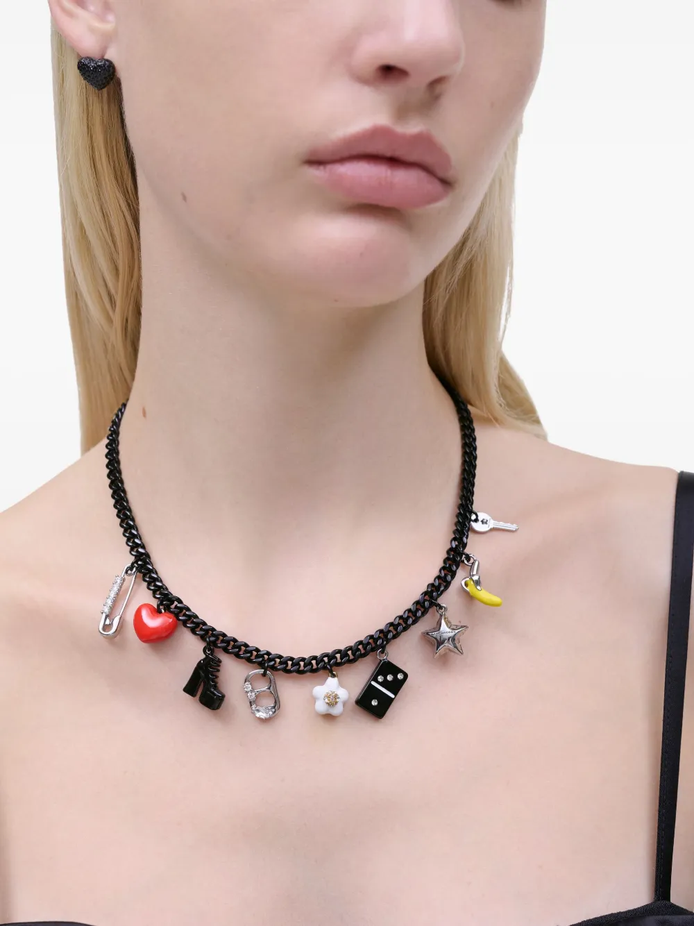 Marc Jacobs The Trinket halsketting - Zwart