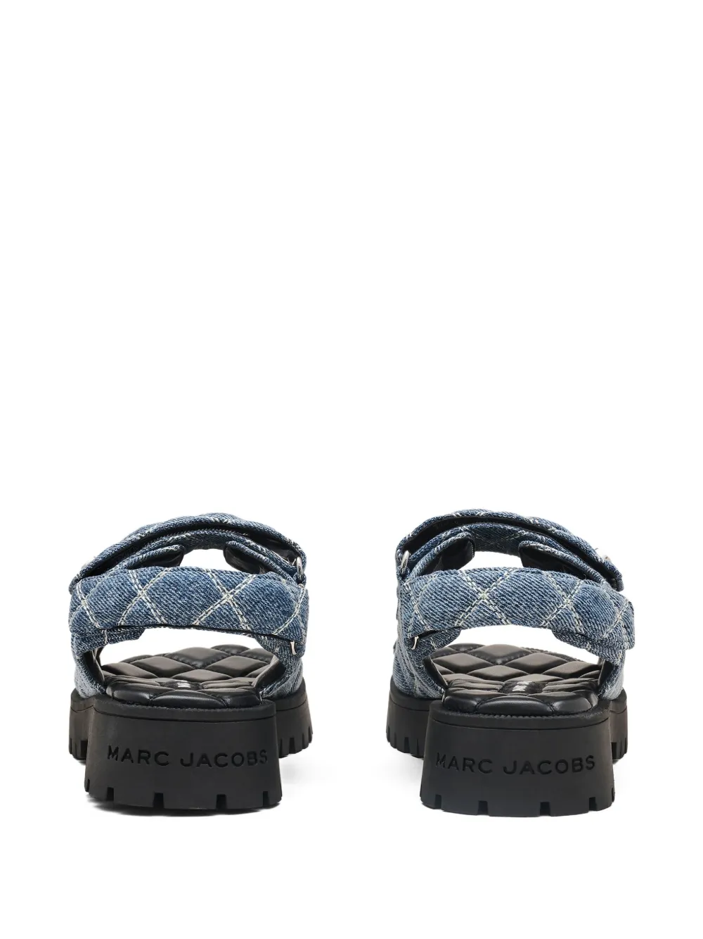 Marc Jacobs The Quilted denim sandals Blue