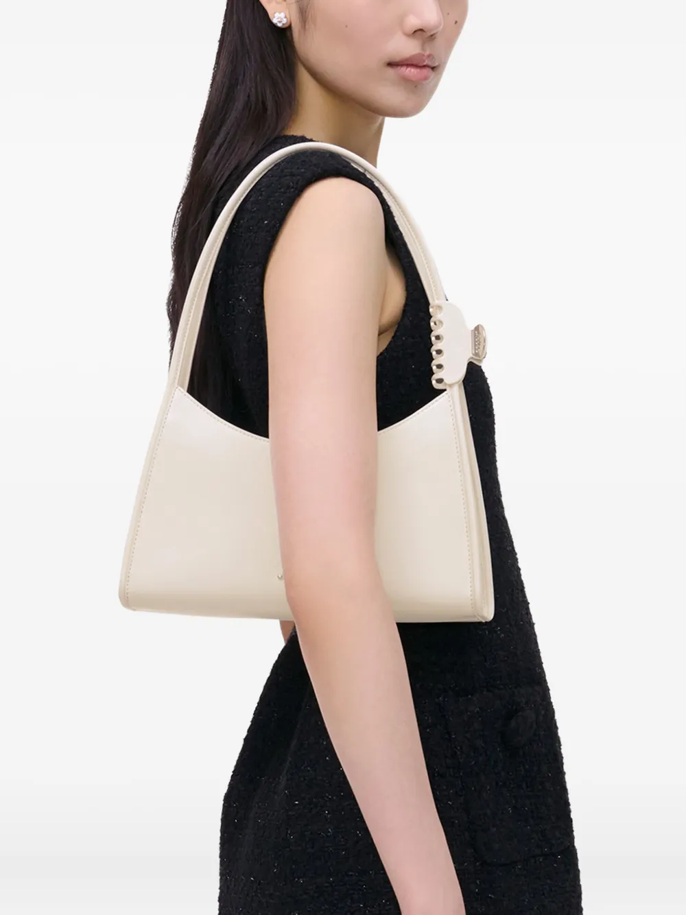Marc Jacobs The Glam Claw Clip shoulder bag - Beige