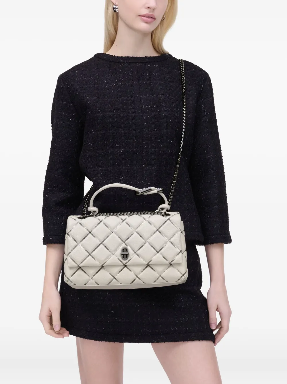 Marc Jacobs The Quilted schoudertas Beige