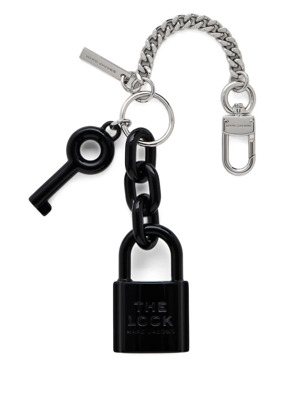 Marc Jacobs ザ パドロック バッグチャーム - ブラック Marc Jacobs ザ パドロック バッグチャーム - ブラック