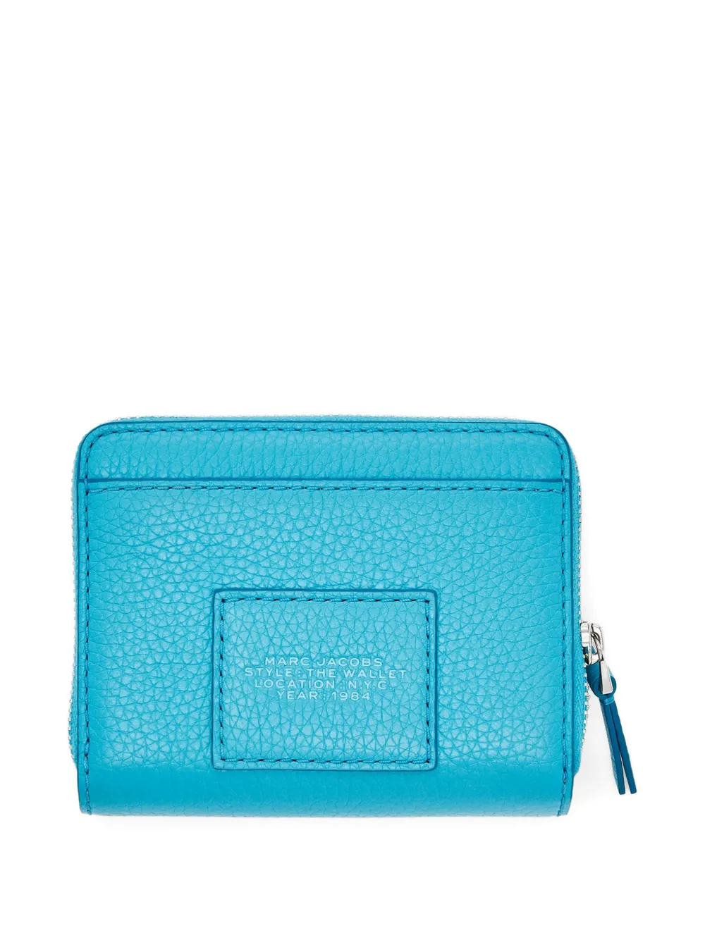 Marc Jacobs mini The Leather Compact wallet - Blauw