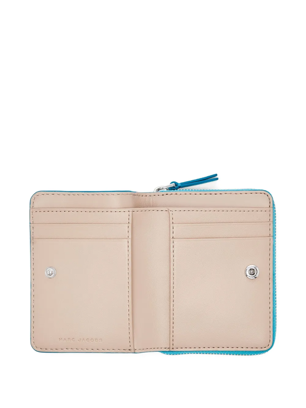Marc Jacobs The Leather Compact mini-portemonnee Blauw