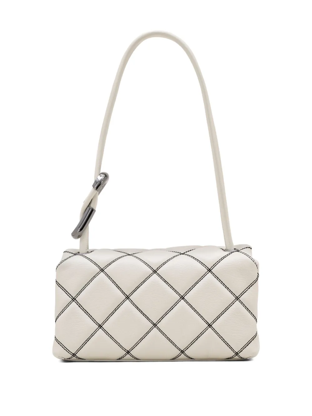 Marc Jacobs Tweekleurige gewatteerde leren schoudertas Beige