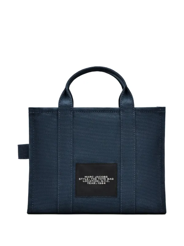【関税&送料込】Marc Jacobs The Medium Tote Bag Blue In Cott Amazon.com: Marc Jacobs The Canvas Medium Tote Bag, Spring