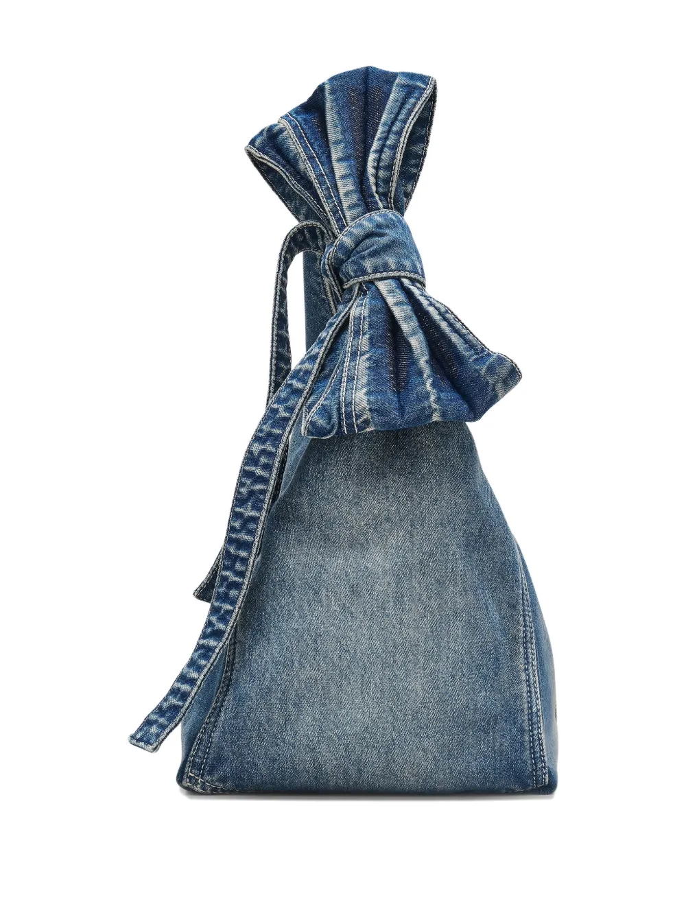 Shop Marc Jacobs The Bow Denim Sack Bag