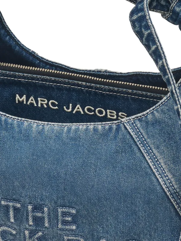Marc Jacobs The Bow Denim Sack Bag | Blue | FARFETCH
