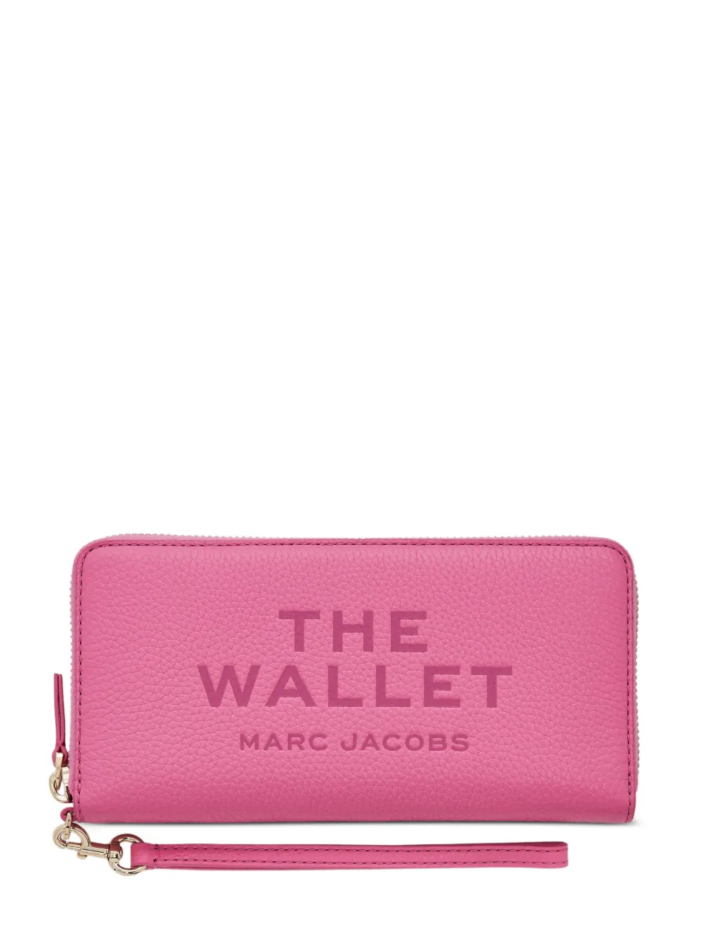 Marc Jacobs The Leather Continental Wallet - ピンク Marc Jacobs The Leather Continental Wallet - ピンク